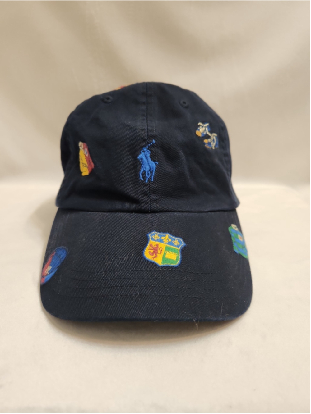 Polo Ralph Lauren Multicolored Crest Cotton Strapback Baseball Cap